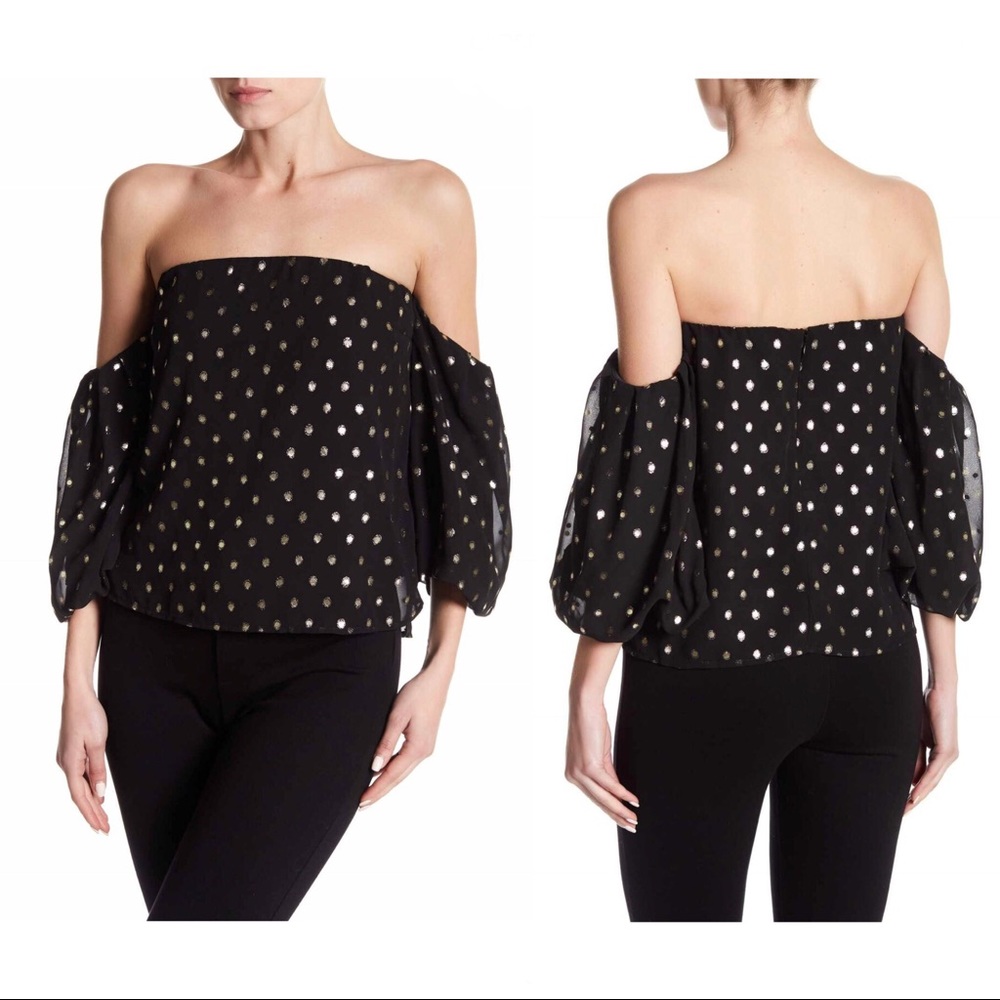 Romeo and Juliet Couture Off The Shoulder Flare